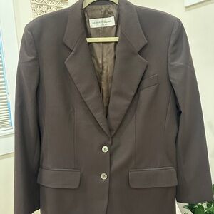 Bernard Zins Paris Cashmere Wool Blazer Made in France Size 12